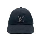 ルイヴィトン LOUIS VUITTON キャップ・オンリー LV キャップ コットン M7633L ブラック L WA3234 ロゴ ベースボール シンプル メンズ