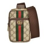  Gucci GUCCI off .tia сумка на плечо сумка "body" GGs шкив m парусина 752565 бежевый Sherry линия 