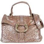 ブルガリ BVLGARI レオーニ ハンドバッグ ショルダーバッグ 2WAY レザー ブラウン 31649