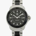 タグホイヤー TAG Heuer WAH1314 フォーミュラ1 腕時計 クォーツ ブラック文字盤 ダイヤ12P SS ブラックセラミック  レディース