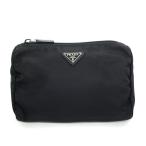 プラダ PRADA ポーチ ナイロン 1N0011 ブラック テスート トライアングル ロゴプレート