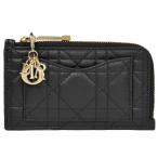  Christian Dior Christian Diorreti Dior compact Zip карта держатель kana -ju овчина черный футляр для визитных карточек S0965ONMJ_M900
