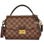 ルイヴィトン LOUIS VUITTON クロワゼット ショルダーストラップ付 2WAY ハンドバッグ ダミエ・エベヌ N53000