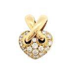  Chaumet CHAUMET Lien du Heart pave подвеска с цепью бриллиант K18 Gold 