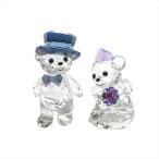  Swarovski SWAROVSKI Chris Bear You &amp; I произведение искусства украшение 1096736 прозрачный брак невеста шелк шляпа 