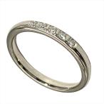 ラザール LAZARE リング 指輪 ダイヤモンド 0.07ct 約9号 Pt950 3.7g プラチナ レディース