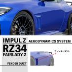IMPUL インパル RZ34 フェアレディ Z エアロ フェンダーダクト (左右1セット) ABS 未塗装品 01-094-63