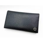 ブルガリ ブルガリブルガリ 二つ折り長財布 30398 ロングウォレット グレインレザー ブラック 黒 メンズ 新品同様