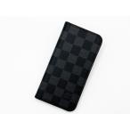  Louis Vuitton Damier gla Fit IPHONE X XS folio смартфон кейс M63445 блокнот type не использовался товар мужской с коробкой 