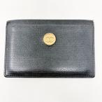 CHANEL Chanel здесь кнопка футляр для карточек футляр для визитных карточек чёрный черный Gold металлические принадлежности 