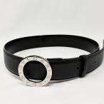 BVLGARI BVLGARY BVLGARY ремень чёрный серебряный металлические принадлежности черный 