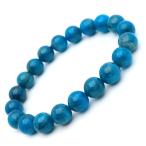 ブルー アパタイト ブレスレット 10mm ブラジル産 天然石 1点物 パワーストーン apatite 2025 プレゼント お返し 爆買 母の日