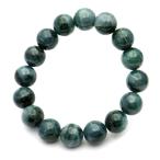 翡翠 グアテマラ産 ブレスレット 12mm ひすい ジェイド 天然石 パワーストーン 5月 誕生石 グリーン 緑 硬玉 プレゼント