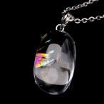 アイリスクォーツ 虹入り 水晶 ネックレス AAA 天然石 ペンダント高品質 Silver925 チェーン付き 贈り物 プレゼント ギフト 贈り物 爆買 父の日