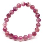 ルベライト ブレスレット レッドトルマリン 8mm 1点物 10月 誕生石 贈り物 プレゼント ギフト 贈り物 爆買 父の日
