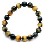 Yahoo! Yahoo!ショッピング(ヤフー ショッピング)ゴールデンブルー タイガーアイ ブレスレット 10mm パワーストーン ツートンカラー 敬老の日 2025 プレゼント お返し