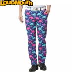 Loudmouth ラウドマウス  ストレッチツイル ロングパンツ 761-301　Wild Flamingos（276） 【メンズ ゴルフウェア】 ワイルドフラミンゴズ