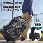 ショッピングボストンバッグ 大型 ジャーメインギア ボストンバッグ メンズ 大容量 スポーツ キャリー キャスター付き 靴入れ 7泊 1週間 大学生 合宿 修学旅行 100L 15177