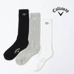 キャロウェイ  【抗菌防臭】サイドロゴミドル丈ルーズソックス ゴルフウェア レディース 春夏 ゴルフ女子 CURUCURU
