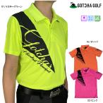 ショッピングゴルフウェア メンズ ゴルフウェア ゴルフシャツ 半袖シャツ ポロシャツ ガッチャゴルフ　メンズ 232GG1218 吸水速乾 ドライ 大きいサイズ　UVカット
