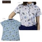 ショッピング均一セール 80%OFF レディース 半袖ポロシャツ ゴルフシャツ ネコポス フィッチェゴルフ   デニム調シャツ モチーフ柄 272313 ゴルフウエア FICCE GOLF