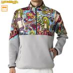 ゴルフウェアアウターハーフZIPブ...