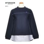 makrega- женский M.L футболка 311716672 Layered способ ворсистый туника длина футболка тренировочный спортивная фуфайка McGREGOR