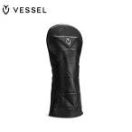 ベゼル(VESSEL) ジオメトリックブラック 本革製 ヘッドカバードライバー用 HC1125 メンズ 2025年秋冬