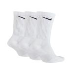 ナイキ(NIKE)3P エブリデイ クッション クルー ソックス (3足組) SX7664 ホワイト/ブラック メンズ レディース サイズ4タイプ