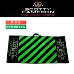 【即日出荷】スコッティキャメロン フック付きラウンドタオル グリーン CAUTION SRIPE TOWEL Green Black 2018 ギャラリー限定