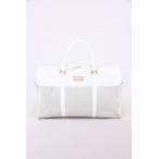 muta BOSTON BAG / ロゴ刺繍 パンチング エシカルレザー ボストンバッグ