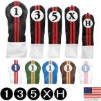 ゴルフ ヘッドカバー ドライバー用 サハラ レトロ オールドスクール ヘッドカバー (#1/#3/#5/X/H) US正規品 (全5色) HI50404A
