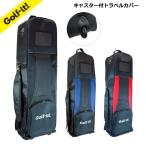 ゴルフ 旅行 カバー キャディーバッグカバー ファスナー付 ゴルフ宅配 ショルダー付 キャスター付  ...