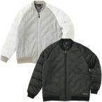 グラフェン中綿 スタジャン メンズ 防寒 保温 軽量 裏起毛 ライトグレー ブラック M〜3L タルテックス