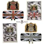  желтохвост салфетка Classic BritishClassic Golf маркер (габарит) 2023 год модели магнит тип зажим имеется диаметр 30mm ( красный серый ) bcac-3764