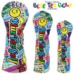  голубой чай Golf BLUE TEE GOLF крышка головки цилиндров нашивка рисунок ( Driver для / Fairway Wood для служебная программа для ) btg-hc-035a