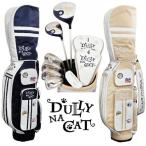 da Lee na кошка DULLY NA CAT Golf женский комплект клюшек половина комплект caddy bag Golf сумка 2023 год модели правый удар . для ( бежевый темно-синий )