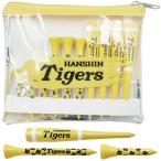  Hanshin Tigers Golf чай дерево чай 10 шт. комплект прозрачный чехол имеется конкурсный приз подарок натуральное дерево Professional Baseball официальный htte-6140