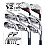 ショッピングアイアン パワービルト POWERBILT モメンタム V2 ゴルフ アイアン セット 8本組 カーボンシャフト ( 右打ち用 左打ち用 ) mv2-8