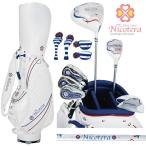 Nicotera Nico tera Golf женский Club 7 шт. комплект caddy bag Golf сумка половина комплект ( подсчитывать :1W,UT,I7,I9,P/S,CH,PT ) ntcs-5753