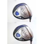 中古2本セットDUNLOPダンロップXXIOゼクシオ10(2018)ネイビー フェアウェイウッド 純正MP-1000カーボン【R】4W.7W*MP@1*V*223