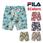 ショッピングショートパンツ フィラ ゴルフウェア メンズ ショートパンツ ハーフパンツ 夏 742327G アロハ ハイビスカス ボタニカル 総柄 FILA