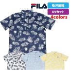 フィラ ゴルフウェア メンズ 半袖 ポロシャツ 夏 春 UVカット 吸汗速乾 大きいサイズ FILA
