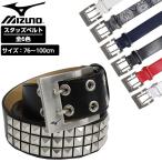 ミズノ ゴルフ シカク スタッズベルト お好みで調整できるフリーサイズ 合成皮革 全6色 mizuno 52JY6558 outlet