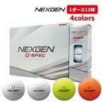 NEXGEN ゴルフ ボール D SPEC ディースペック 1ダース 12球入り ゴルフボール ネクスジェン GOLF PARTNER 2024 公認球 全4色