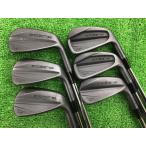 ショッピングking  コブラ キング アイアンセット FORGED CB/MB(ブラック)(2024) KING FORGED CB/MB(ブラック)(2024) 6S フレックスS 中古 Cランク
