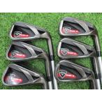 キャロウェイ Callaway レーザー レイザー ブラック アイアンセット RAZR X Black  6S フレックスSR 中古 Dランク