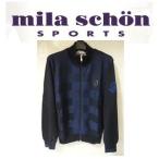 【秋冬物セール 60%OFF !!】mila schon SPORTS  ミラショーンスポーツ 裏付きニットカーディガン　セーター『ネイビー』【46/M】33581-303