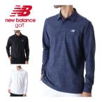  New balance Golf выше боковой down Logo окантовка обратная сторона ворсистый рубашка-поло с длинным рукавом одежда мужской 2025 год осень-зима модель M-LL 012-5269003