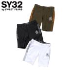 【特価/即納】2024 SY32 GOLF メンズ SYG JQ INTERLOCK SIDE LINE SHORTS SYG-24S11 日本正規品 ハーフパンツ